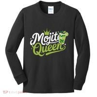 Mojito Queen Trendy Summer Drink Mojitos Kids Long Sleeve Shirt thumb 0