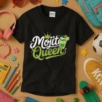 Mojito Queen Trendy Summer Drink Mojitos Kids T-Shirt thumb 3