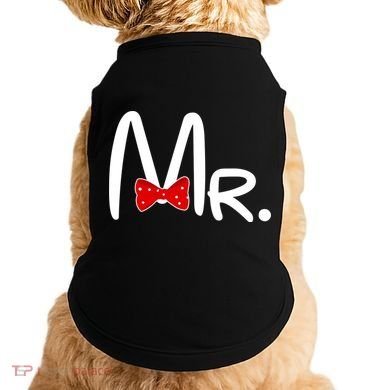 Mr. Bow Tie Cute Matching Couples Doggie Tank