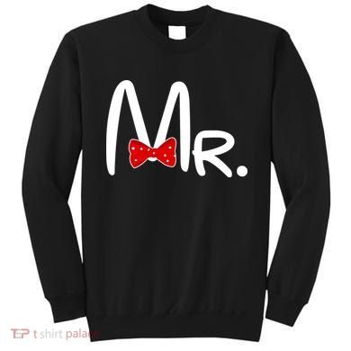 Mr. Bow Tie Cute Matching Couples Sweatshirt