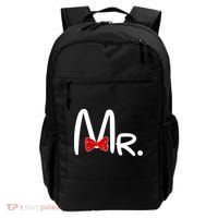 Mr. Bow Tie Cute Matching Couples Backpack thumb 0