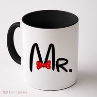 Mr. Bow Tie Cute Matching Couples Coffee Mug thumb 0