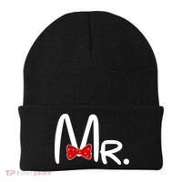 Mr. Bow Tie Cute Matching Couples Beanie thumb 0