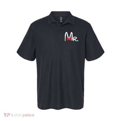 Mr. Bow Tie Cute Matching Couples Polo