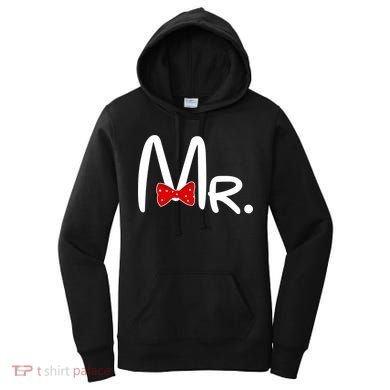 Mr. Bow Tie Cute Matching Couples Women's Hoodie