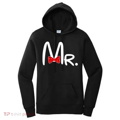 Mr. Bow Tie Cute Matching Couples Women's Hoodie