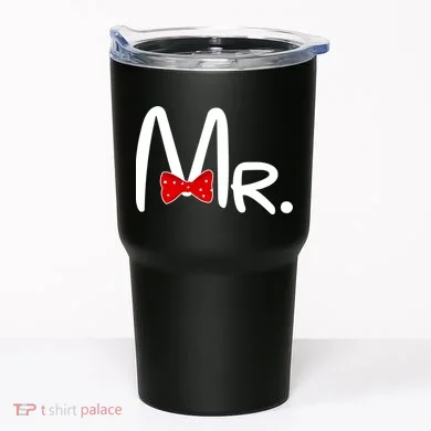 Mr. Bow Tie Cute Matching Couples Tumbler