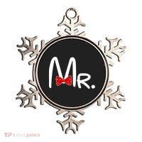 Mr. Bow Tie Cute Matching Couples Ornament thumb 0