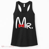 Mr. Bow Tie Cute Matching Couples Women's Tank Top thumb 0