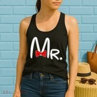 Mr. Bow Tie Cute Matching Couples Women's Tank Top thumb 2
