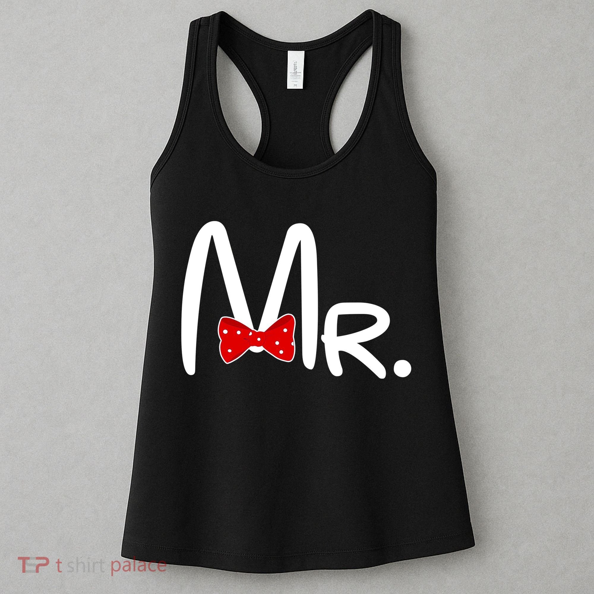 Mr. Bow Tie Cute Matching Couples Women's Tank Top