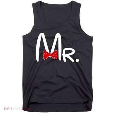 Mr. Bow Tie Cute Matching Couples Tank Top
