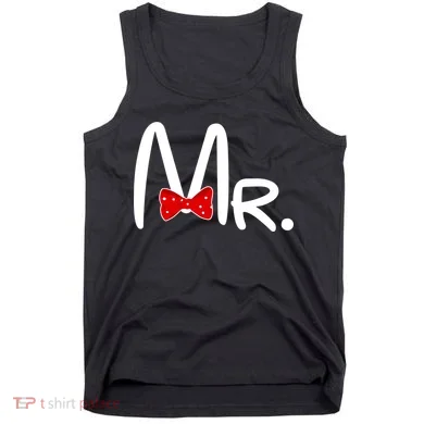 Mr. Bow Tie Cute Matching Couples Tank Top