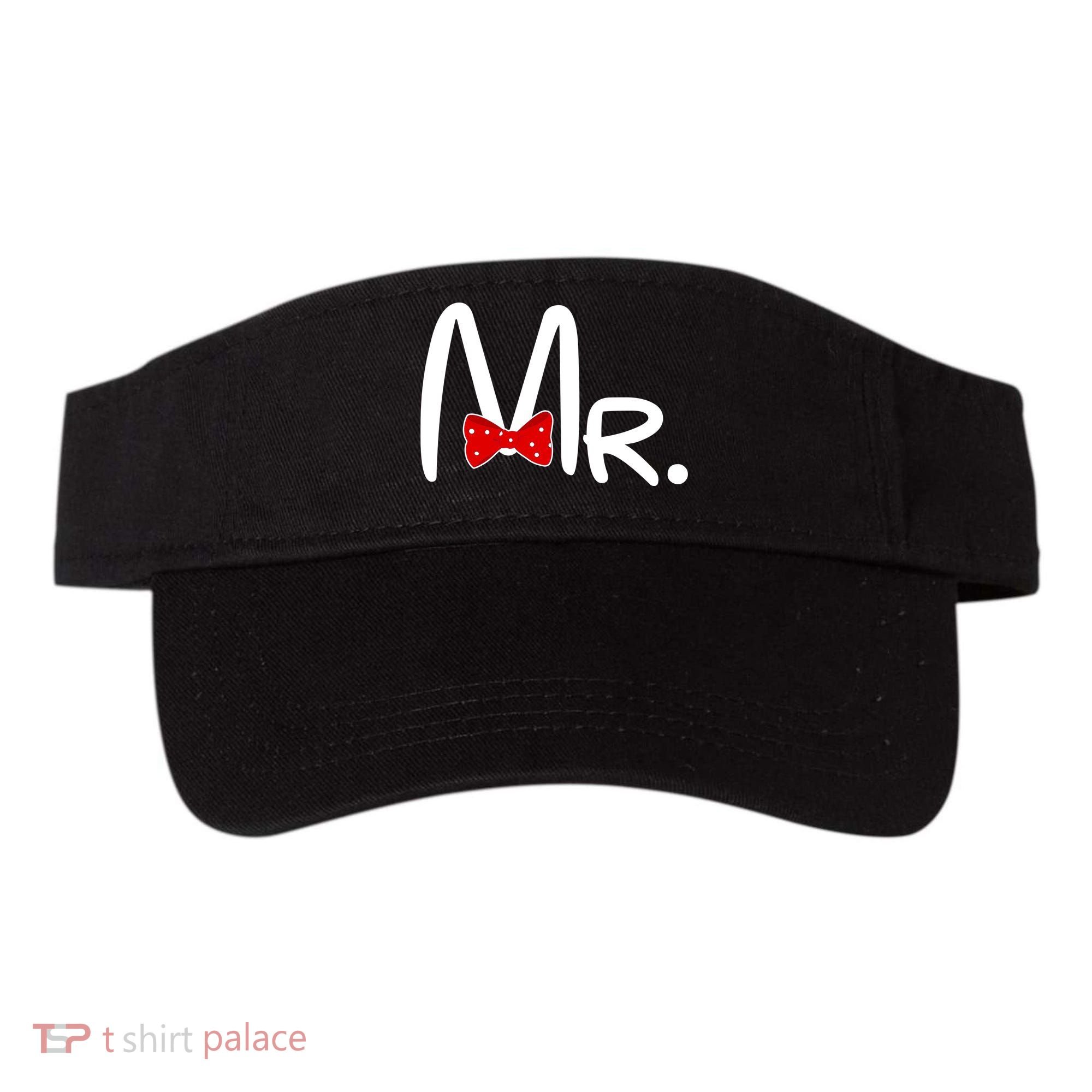 Mr. Bow Tie Cute Matching Couples Visor