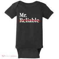 Mr. Unreliable Baby Bodysuit thumb 0