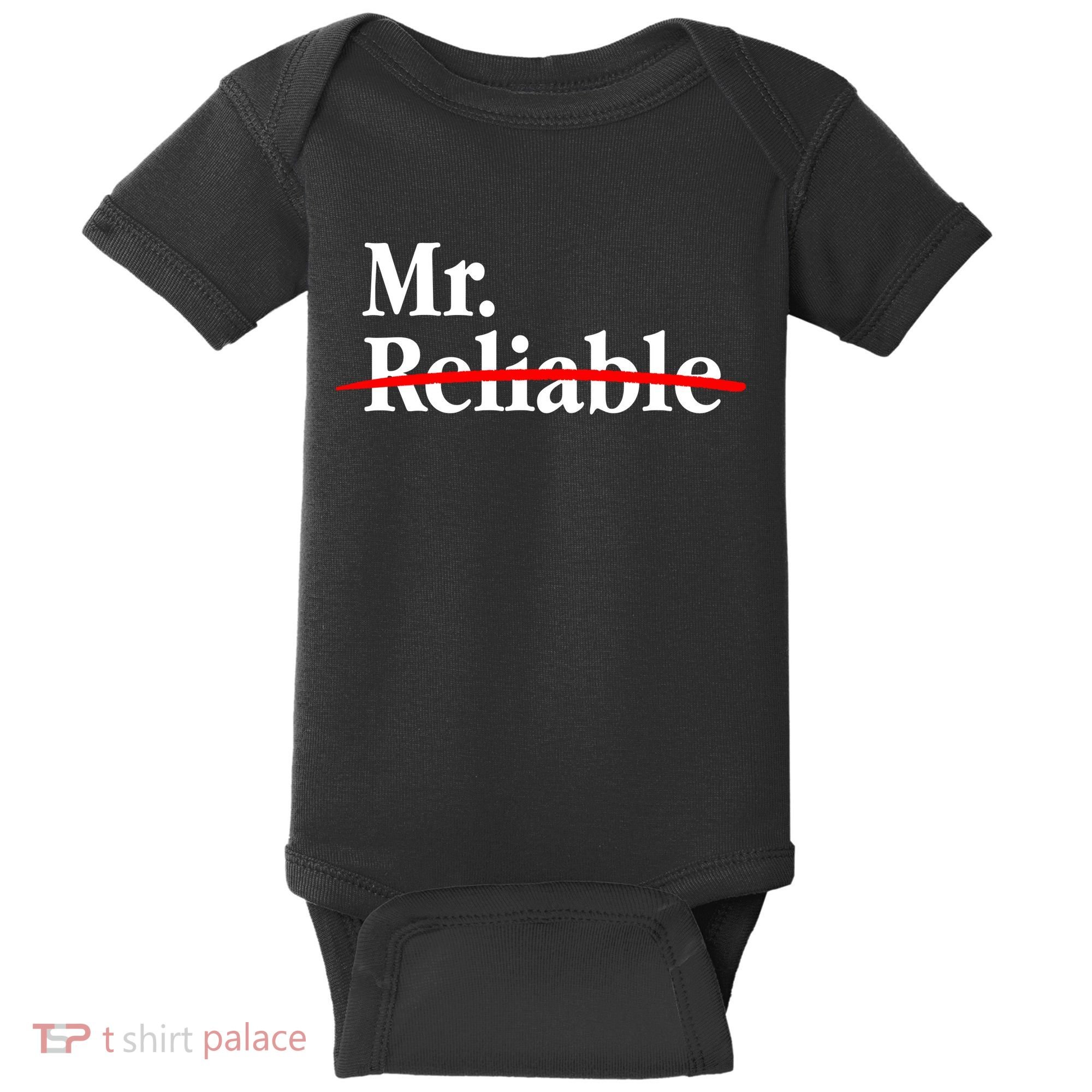 Mr. Unreliable Baby Bodysuit