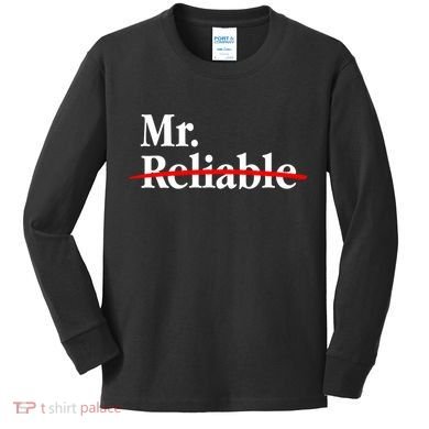 Mr. Unreliable Kids Long Sleeve Shirt