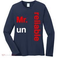 Mr. Unreliable Oklahoma Basketball Women's Long Sleeve Shirt thumb 0