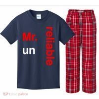 Mr. Unreliable Oklahoma Basketball Kids Plaid Pajama Set thumb 0