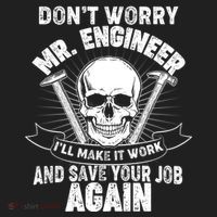 Mr Engineer I'll Make It Work And Save Your Job Women's Sweatshirt thumb 2