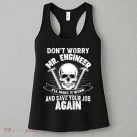 Mr Engineer I'll Make It Work And Save Your Job Women's Tank Top thumb 3