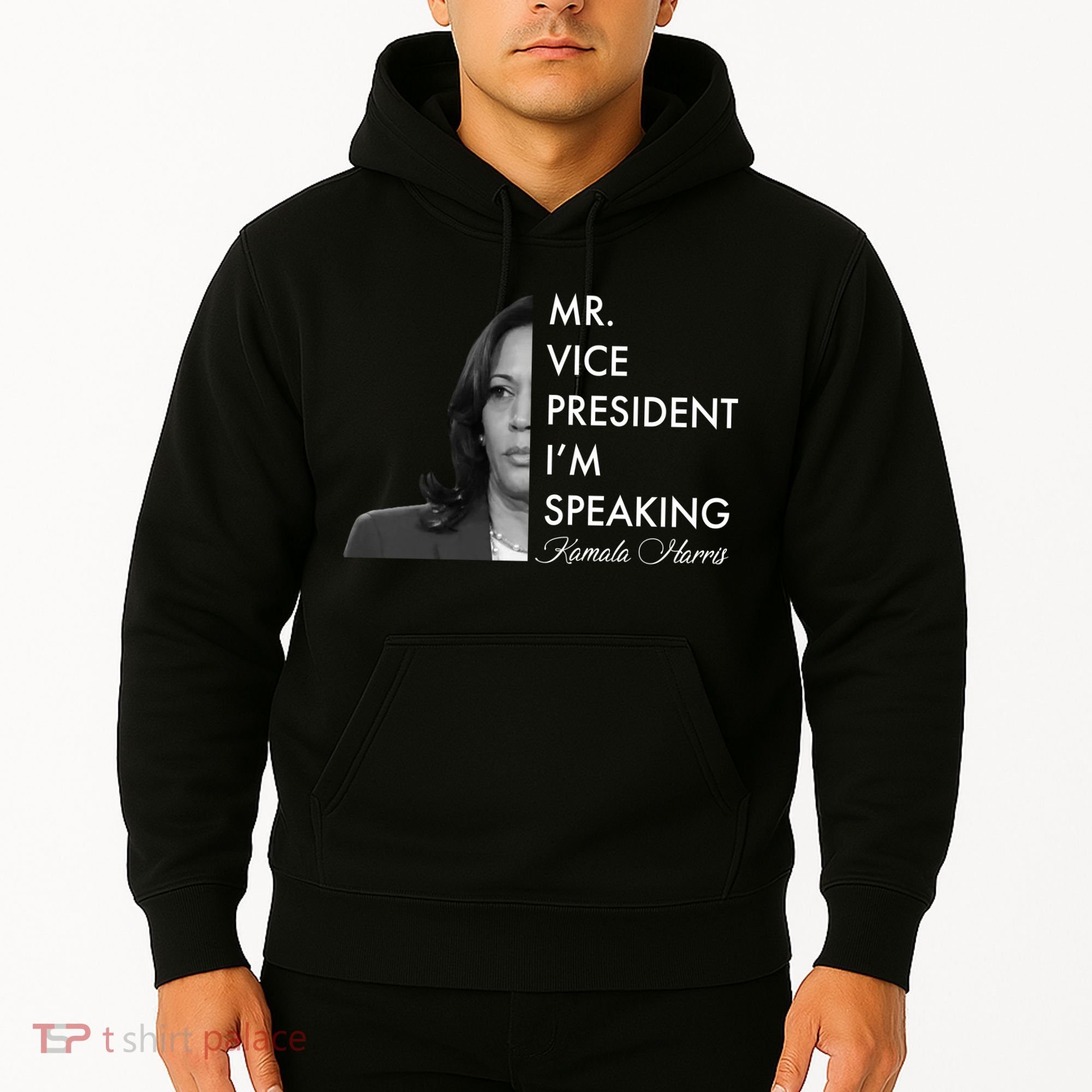 Mr Vice President I'm Speaking Kamala Harris Portrait Hoodie