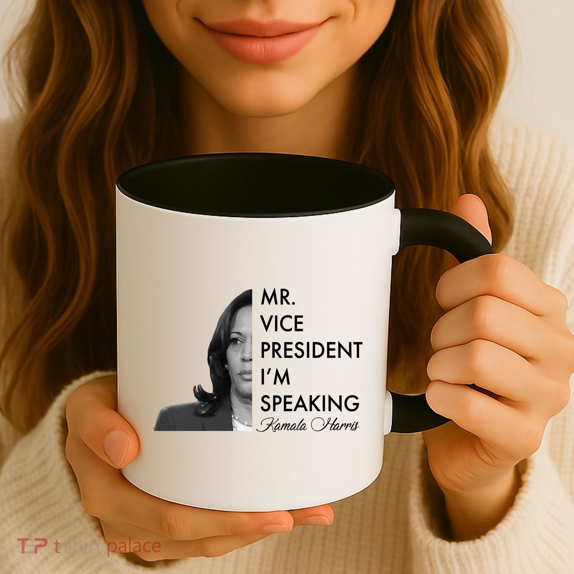 Mr Vice President I'm Speaking Kamala Harris Portrait Coffee Mug