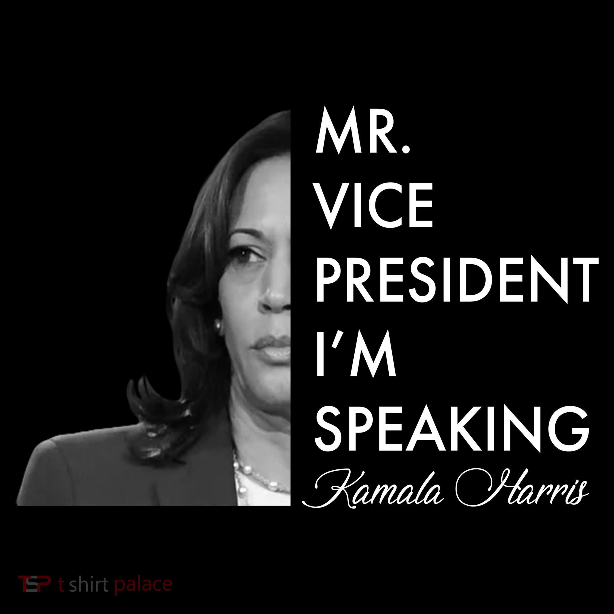 Mr Vice President I'm Speaking Kamala Harris Portrait Coaster