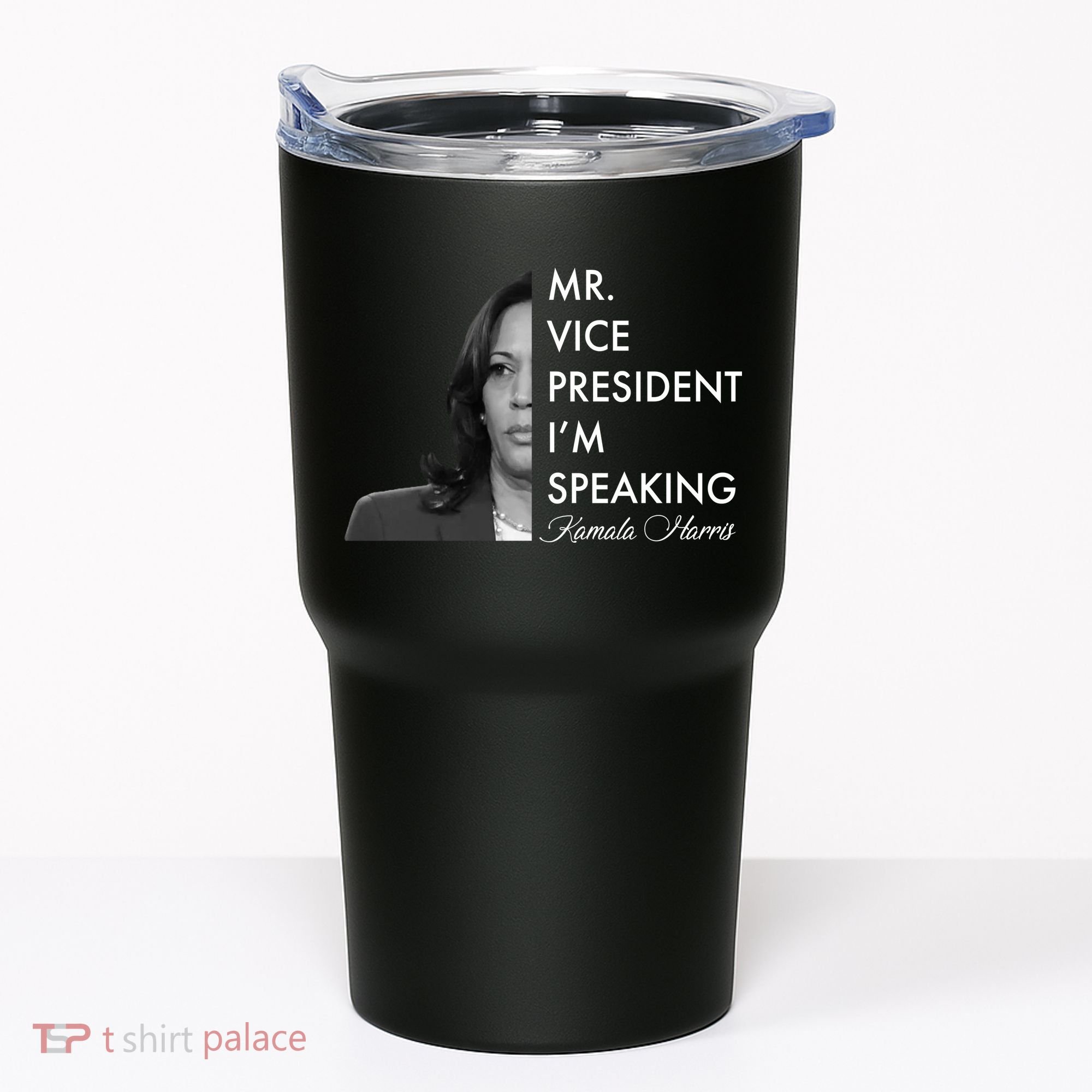 Mr Vice President I'm Speaking Kamala Harris Portrait Tumbler