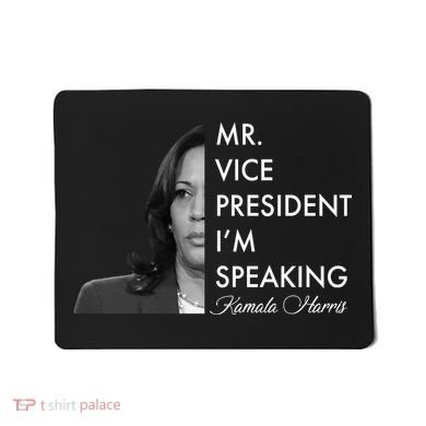 Mr Vice President I'm Speaking Kamala Harris Portrait Mousepad