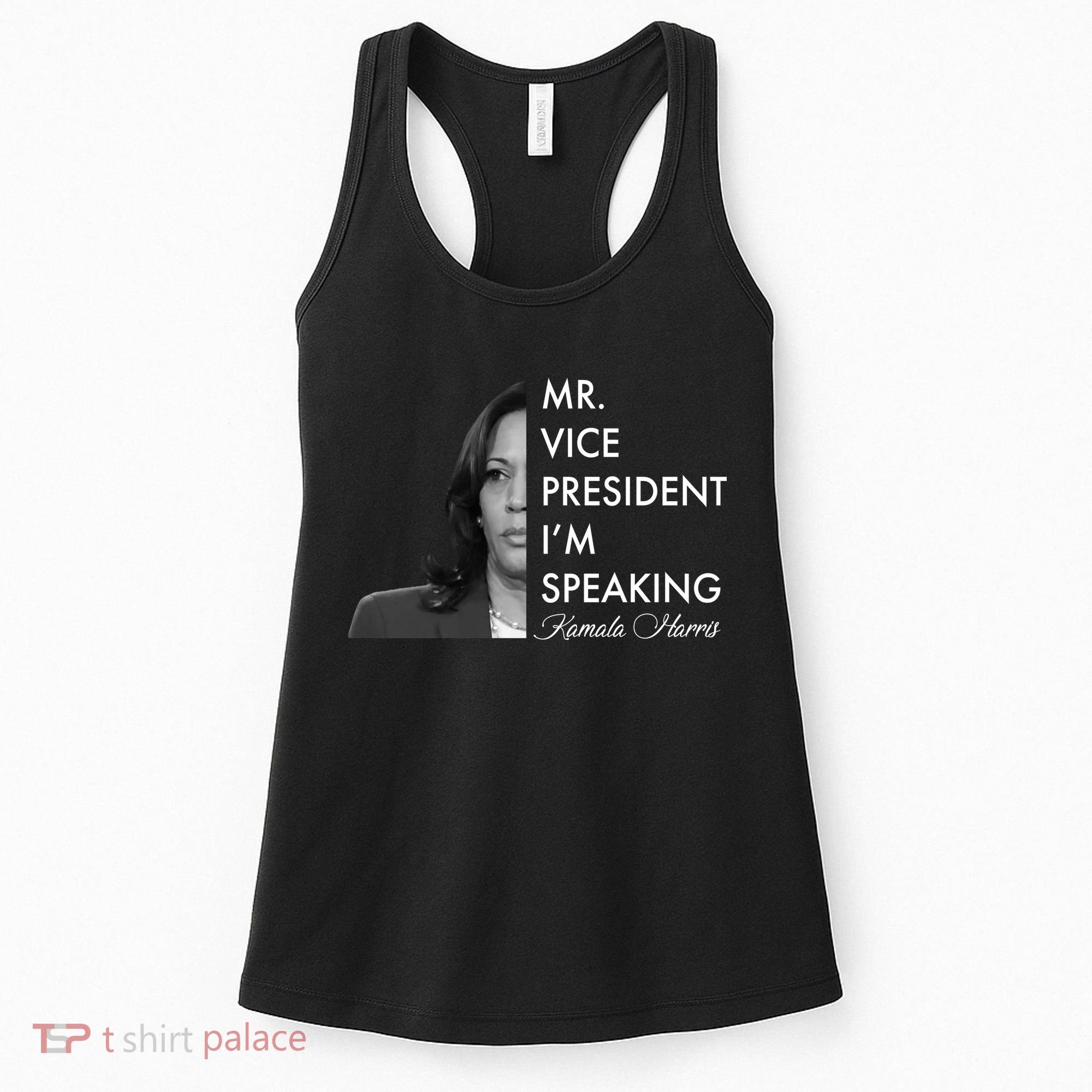 Mr Vice President I'm Speaking Kamala Harris Portrait Women's Tank Top