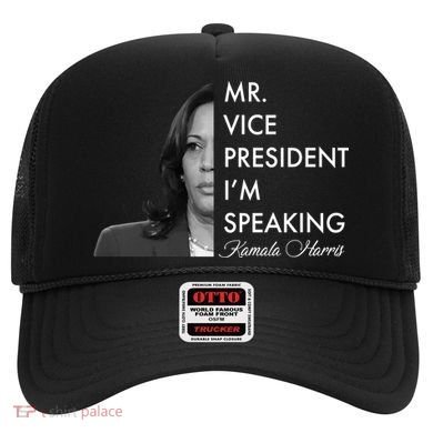 Mr Vice President I'm Speaking Kamala Harris Portrait Hat