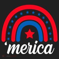 Merica Rainbow 4th Of July Celebration Women's Sweatshirt thumb 2