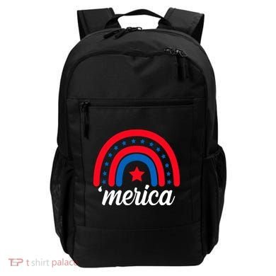 Merica Rainbow 4th Of July Celebration Backpack