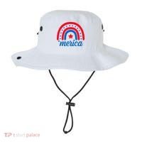 Merica Rainbow 4th Of July Celebration Bucket Hat thumb 0