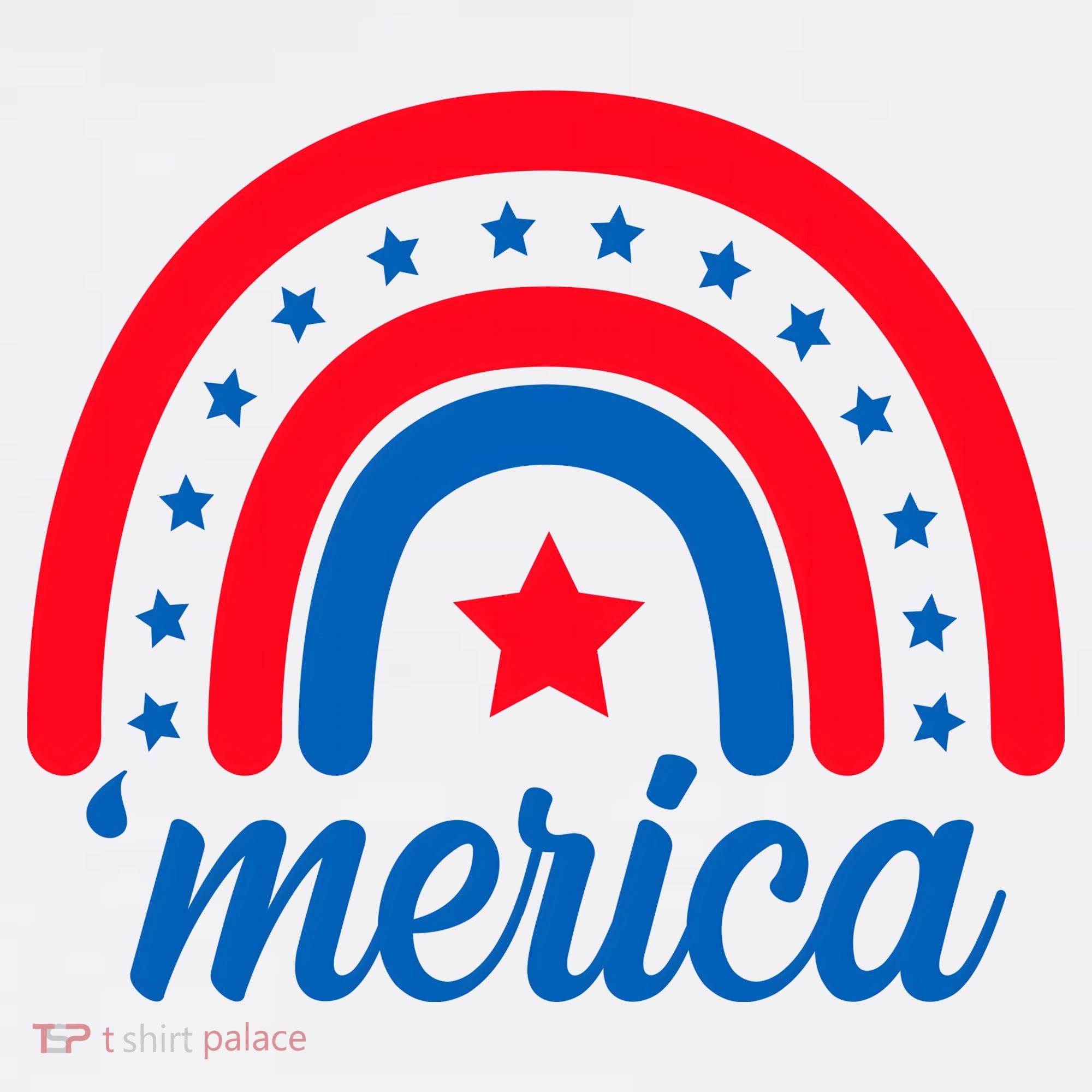 Merica Rainbow 4th Of July Celebration Baby Bodysuit