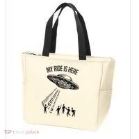 My Ride Alien Flying Saucer Ufo Abduction  Tote Bag thumb 3