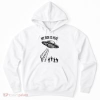 My Ride Alien Flying Saucer Ufo Abduction  Hoodie thumb 0