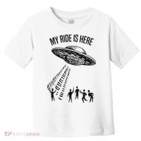 My Ride Alien Flying Saucer Ufo Abduction  Toddler T-Shirt thumb 0
