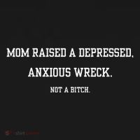 Mom Raised A Depressed Anxious Wreck Not A B!Tch Visor thumb 3