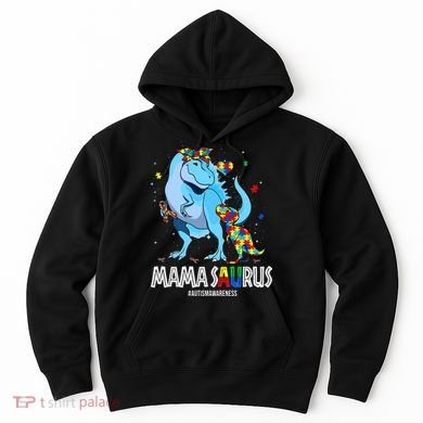 mamasaurus rex autism awareness autistic mother's day Hoodie