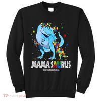 mamasaurus rex autism awareness autistic mother's day Sweatshirt thumb 0