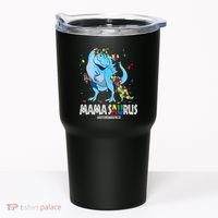 mamasaurus rex autism awareness autistic mother's day Tumbler thumb 0