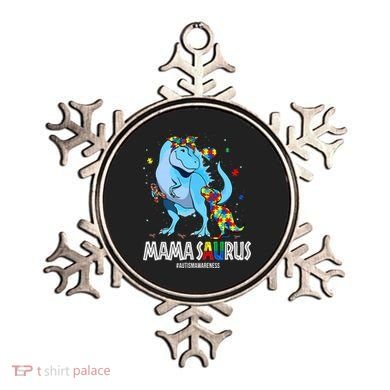 mamasaurus rex autism awareness autistic mother's day Ornament