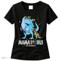 mamasaurus rex autism awareness autistic mother's day Women's T-Shirt thumb 0