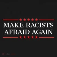 Make Racists Afraid Again Doggie Tank thumb 4
