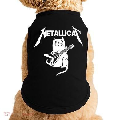 Metallicat Rock Band Guitar Doggie Tank