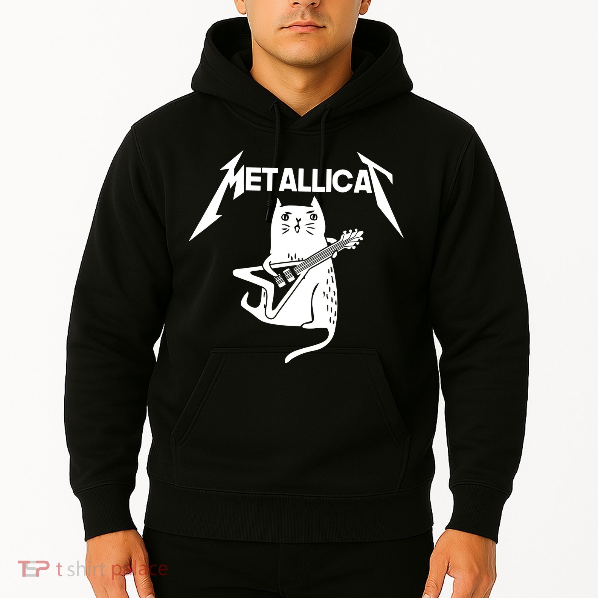 Metallicat Rock Band Guitar Hoodie