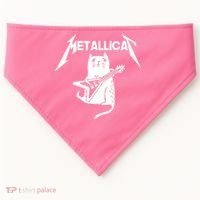 Metallicat Rock Band Guitar USA-Made Doggie Bandana thumb 0