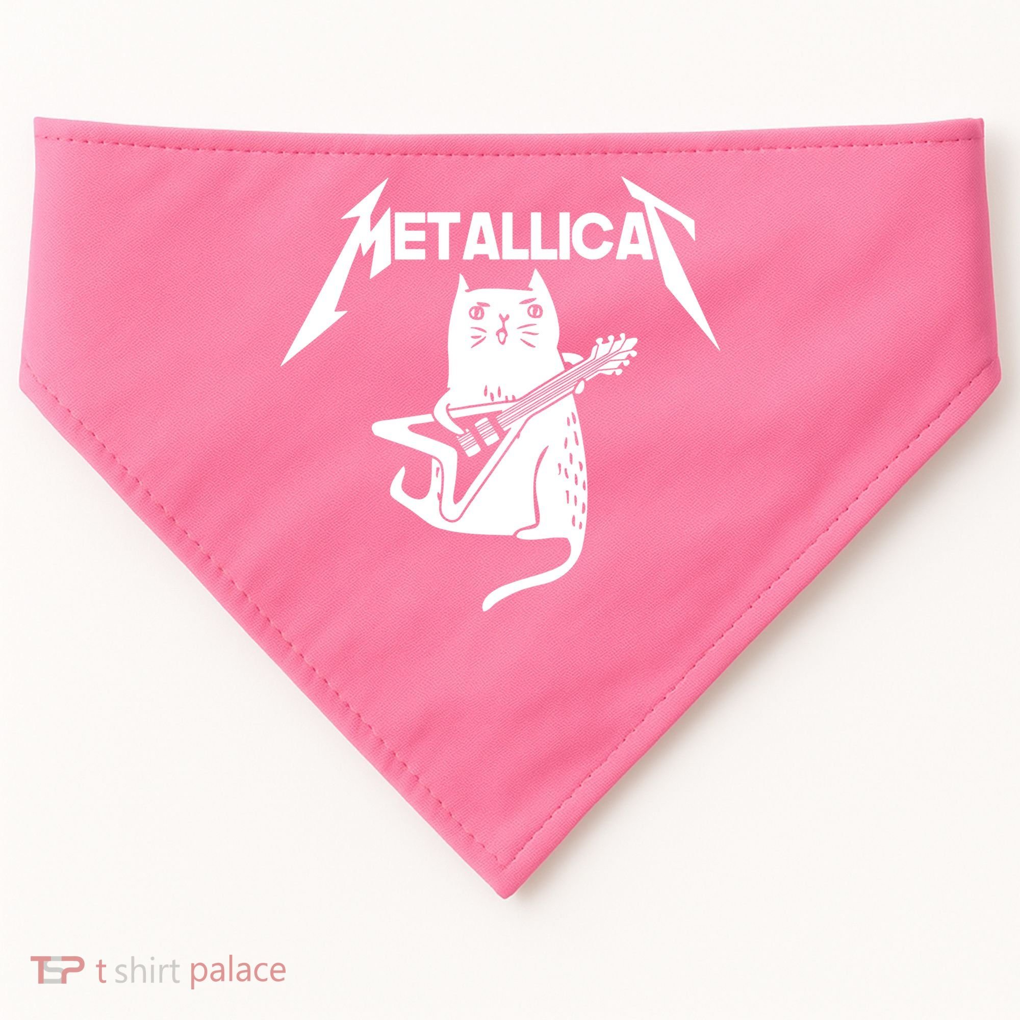Metallicat Rock Band Guitar USA-Made Doggie Bandana